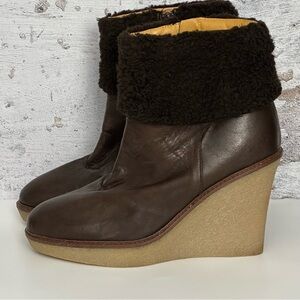 BETTYE MULLER Zip Up Bootie - Brown